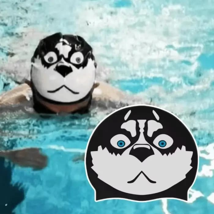 Bonnet de bain créatif et amusant, haute élasticité, antidérapant, protection des oreilles, bonnet de bain en silicone, accessoires de piscine