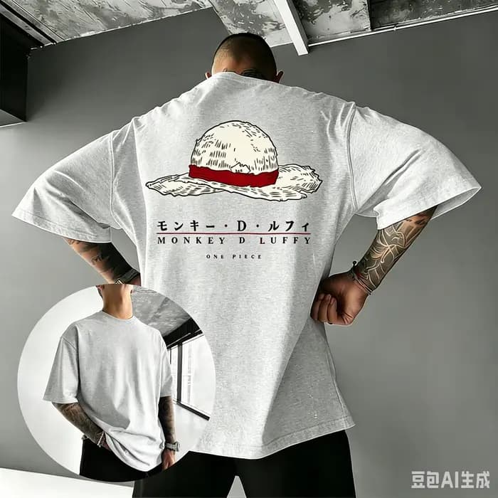 T-shirt One Piece Anime Luffy pour Hommes et Femmes, T-shirt graphique d'été, Streetwear décontracté à manches courtes, Nouvelle mode 2026, Imprimé dessin animé