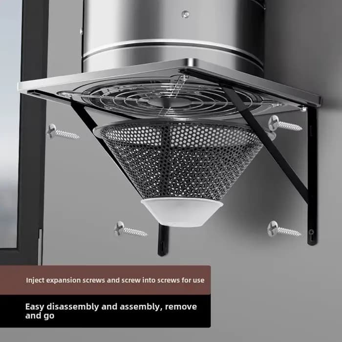 Ventilateur extracteur à grande vitesse, aérateur pour toilettes, aérateur pour fenêtre et mur, 6 ", 8"