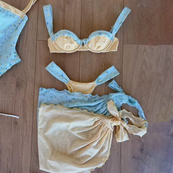 Bikini fleuri 2026 nouveau maillot de bain femmes Sexy maillots