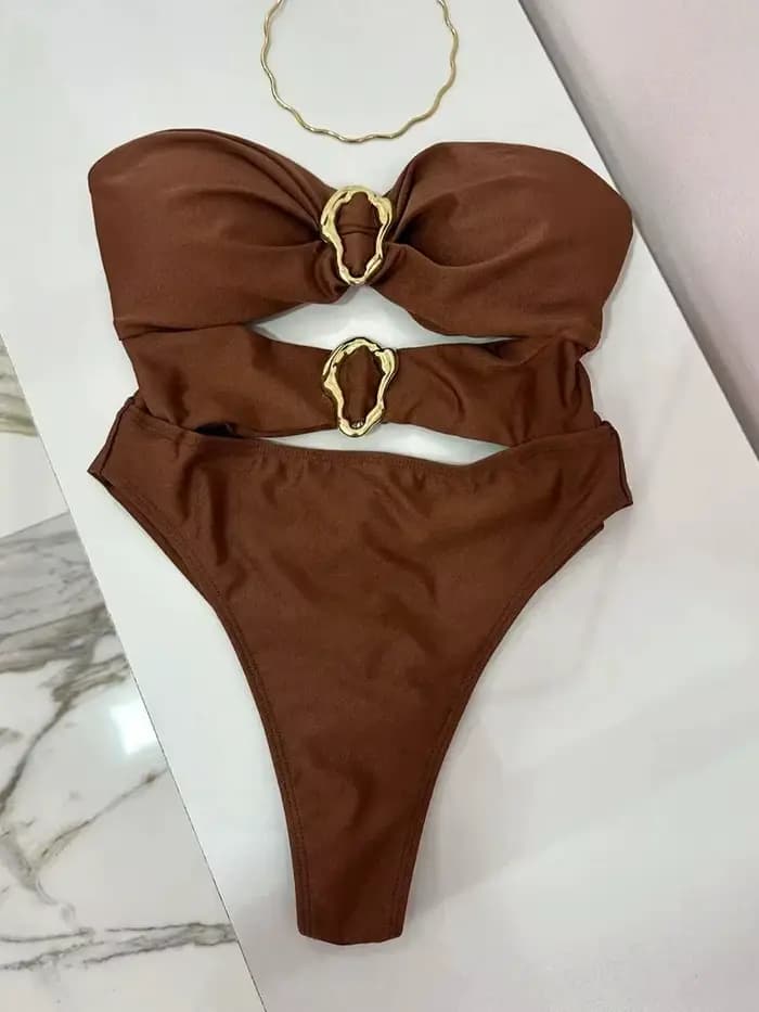 Maillot de bain une pièce ovale 2026 Nouveau