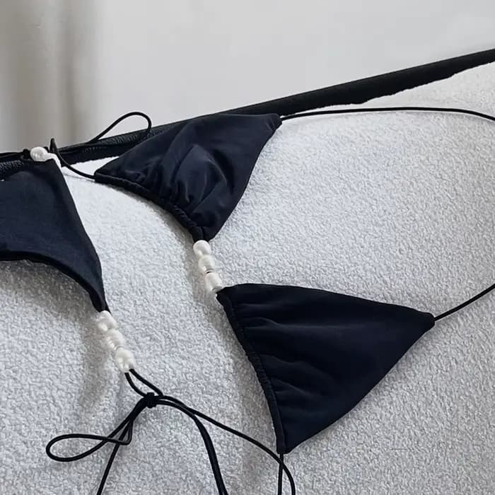 Maillot de bain sexy et brillant pour femmes