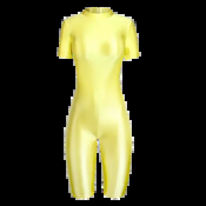 Combinaison une pièce brillante pour femme