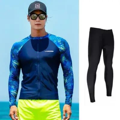 SAILBEE – maillot de bain à manches longues pour hommes