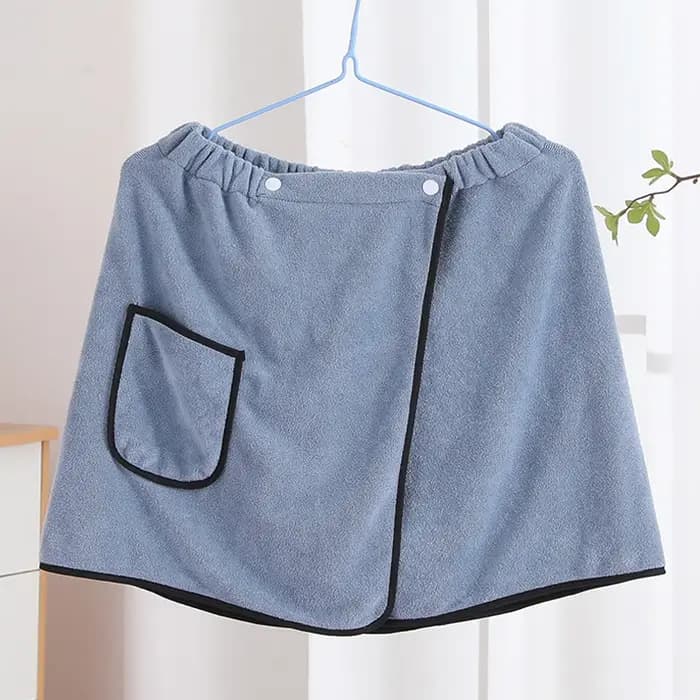 Jupe de bain à séchage rapide pour hommes – Serviette enveloppante en microfibre douce