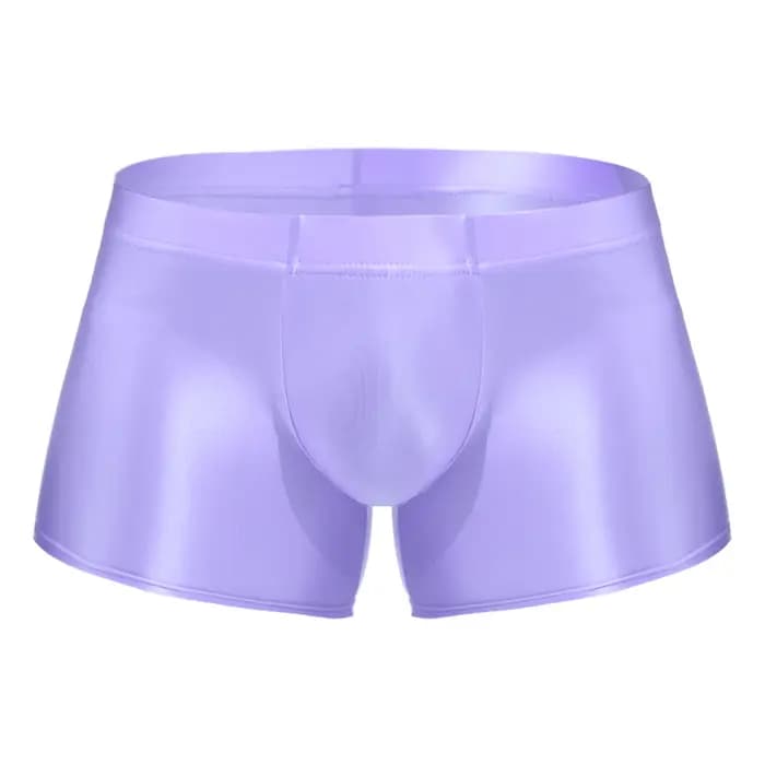 Maillots de bain pour hommes taille basse brillant troncs couleur unie boxeurs Shorts Homme bas de bain caleçon mâle slip de natation sous-vêtements