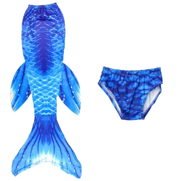 Costume de princesse sirène pour enfants, maillot de bain imbibé, vêtements de bain avec short, cosplay pour filles, fête à la piscine