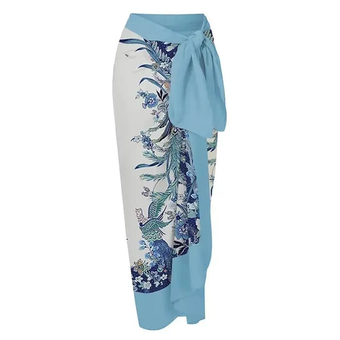 Sexy femmes couvrir maillots de bain Vintage une pièce nœud maillot de bain vêtements de plage maillot de bain impression Double face conception réversible