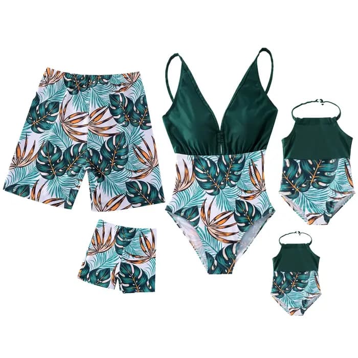 Maillot de bain une pièce pour la famille, vêtements d'été, pour papa et enfant, nouvelle collection 2024