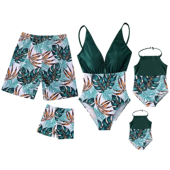 Maillot de bain une pièce pour la famille, vêtements d'été, pour papa et enfant, nouvelle collection 2024