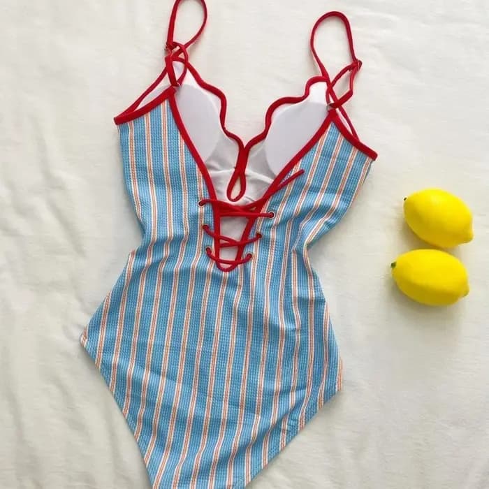 Bikini taille haute Y2K pour femmes