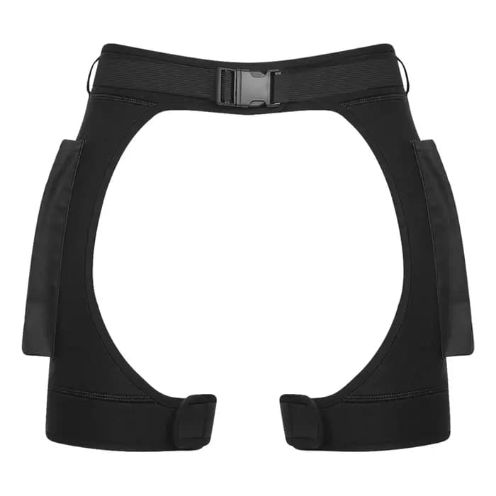 Combinaison de plongée réglable pour hommes et femmes, short de bain avec harnais à la taille et poches, fermeture auto-agrippante réglable, maillot de bain