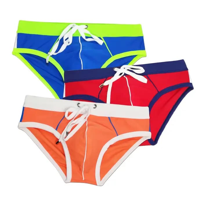 Maillot de bain pour hommes, culotte de plage, Sexy, respirant, culotte hi-q, Boxer, costume de bain, short de plage assorti, sunga