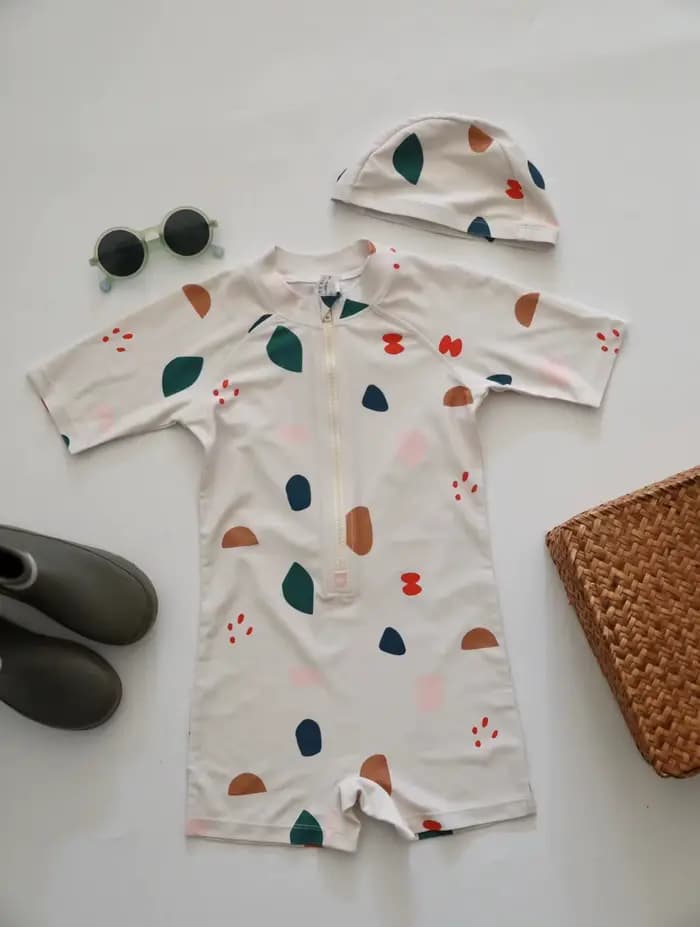 Maillot de bain une pièce imprimé pour garçon et fille