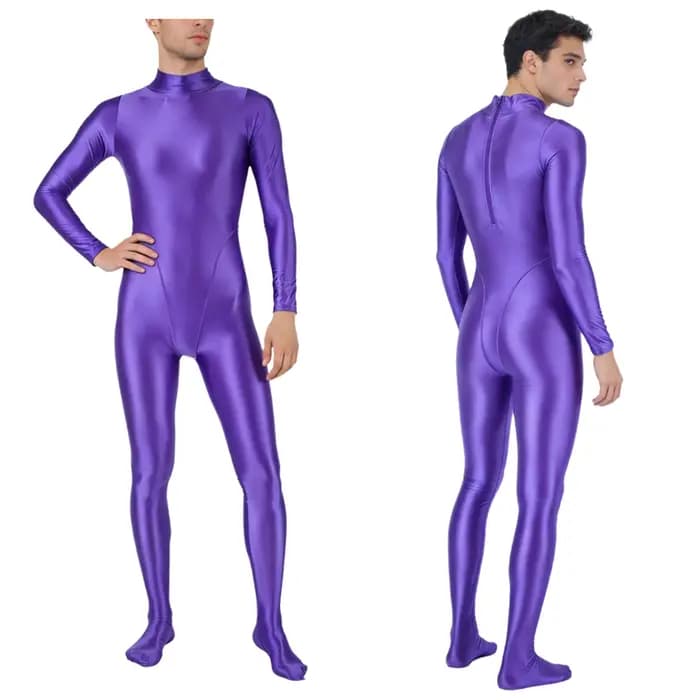 Maillot de bain brillant à l'huile pour hommes