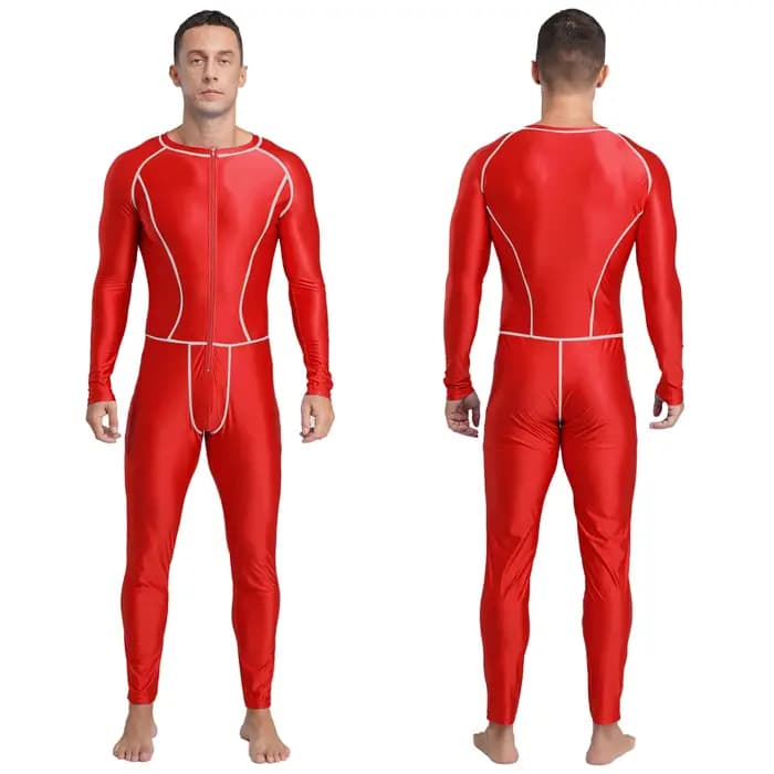 Combinaison de natation brillante pour hommes