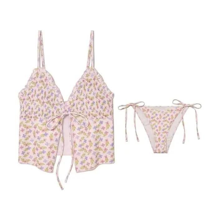 Femmes Push Up Maillots Bain Plissé Maillot