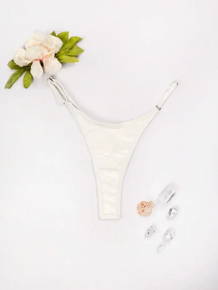 Maillot de bain sexy taille basse pour femme, culotte tanga, bikini, culotte de natation astronomique