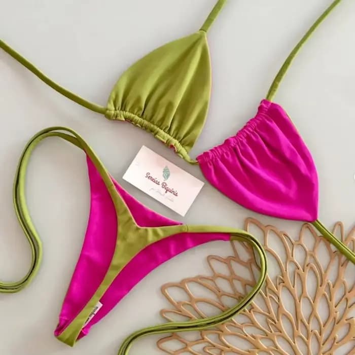 2026 Micro bikinis push-up pour femme, maillot de bain string, ensemble bikini brésilien, biquini halter, maillot de bain floral, maillot de bain uni, tenue de plage