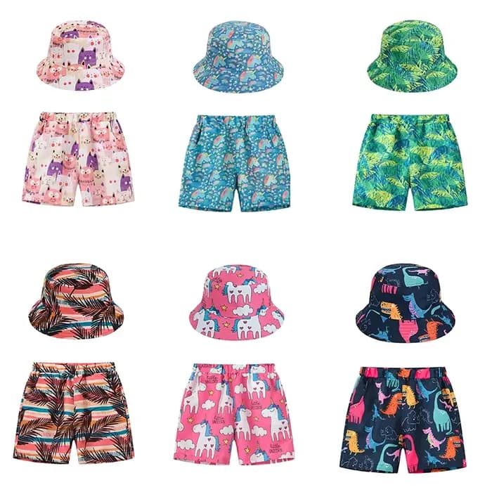 Maillot de bain pour garçons de 2 à 13 ans, short de plage pour enfants, short de planche de dessin animé, maillots de bain trempés, maillot de bain d'été, nouveau