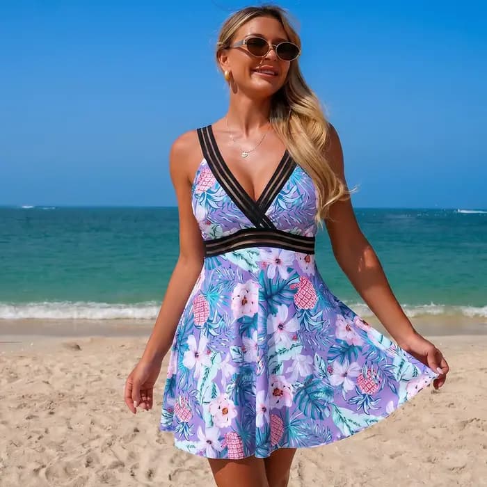 Maillot de bain deux pièces femme sexy et conservateur