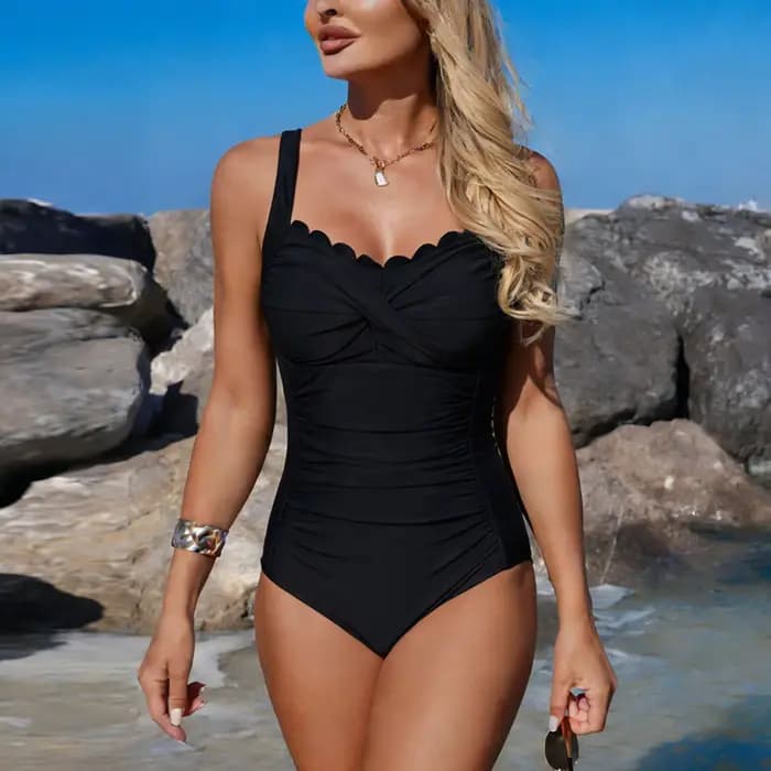 Maillot de bain une pièce pour femmes et jeunes filles