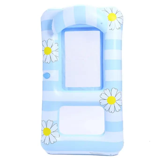 Fauteuil flottant gonflable avec parasol, chaise longue de piscine Daisy, bouée de natation épaissie, hamac aquatique