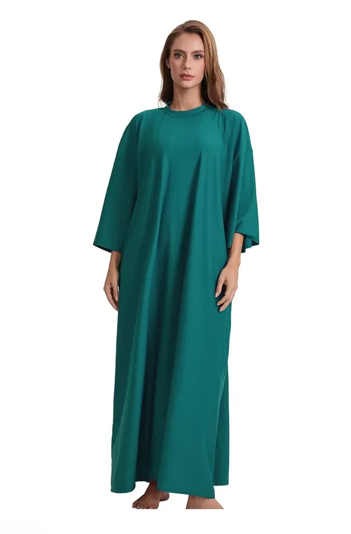 Burkini maillots de bain pour femmes couverture complète à manches longues maillot