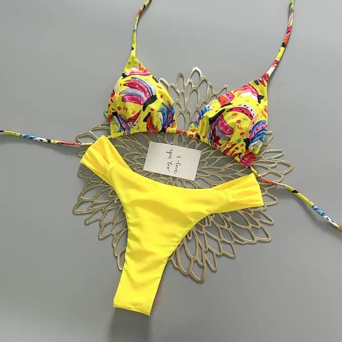 Maillot de bain imprimé style Spice Girl
