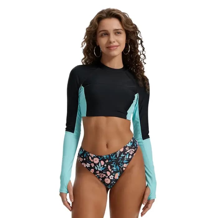 Maillots de bain tankini deux pièces pour femmes, avec bas de maillot de bain, ensemble de maillots