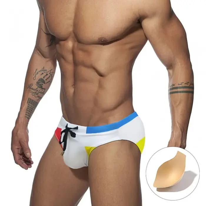 Slip de natation taille basse pour homme
