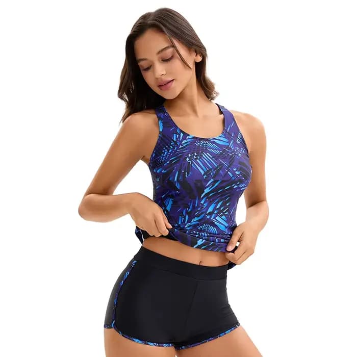 Maillots de bain tankini deux pièces pour femmes