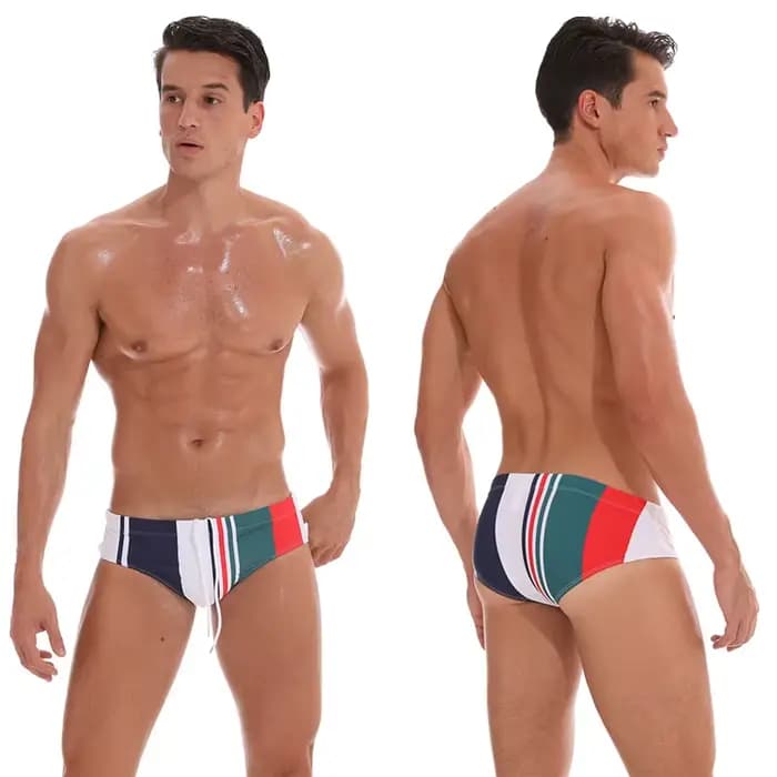 Datifer hommes Shorts bas Sexy réglages taille hommes slip de bain maillots de bain Shorts plage maillot de bain multicolore maillot de bain