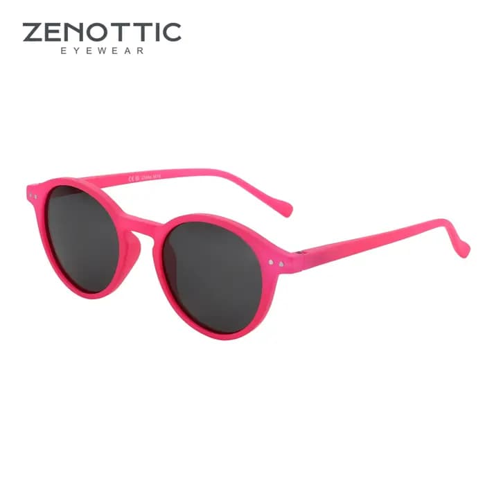 ZENOTTIC (Taille S) Lunettes de soleil polarisées circulaires rétro 2026 2025 Hommes Femmes Vintage Petites