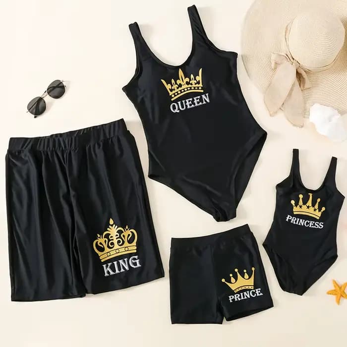 Famille maillot de bain mère fille maillots de bain père fils short de bain 2023 été rayé maman et f