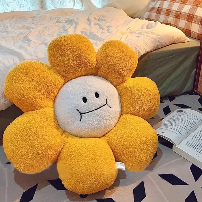 Coussin de siège décoratif tournesol, coussins de siège pour canapé, décoration de chambre douce, co