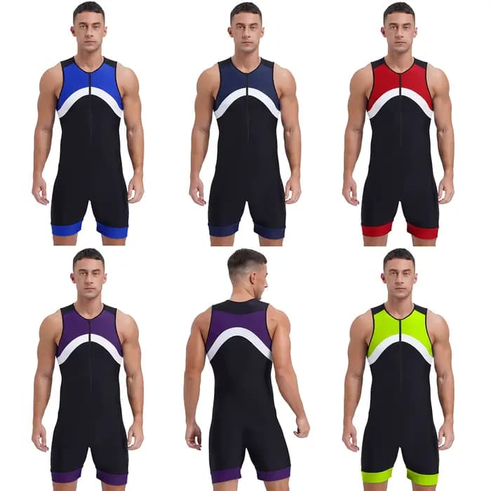 IEFiEL hommes une pièce maillot de bain combinaison