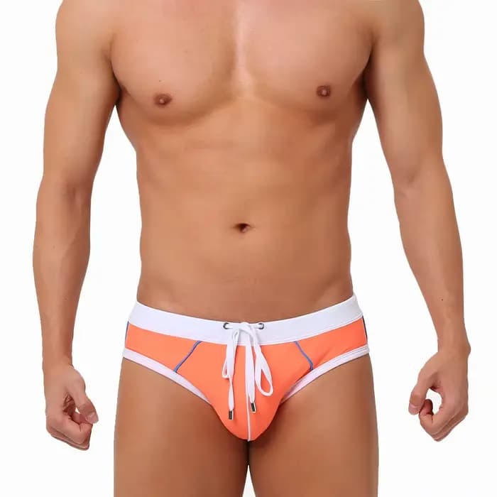 Maillot de bain pour hommes, culotte de plage, Sexy, respirant, culotte hi-q, Boxer, costume de bain