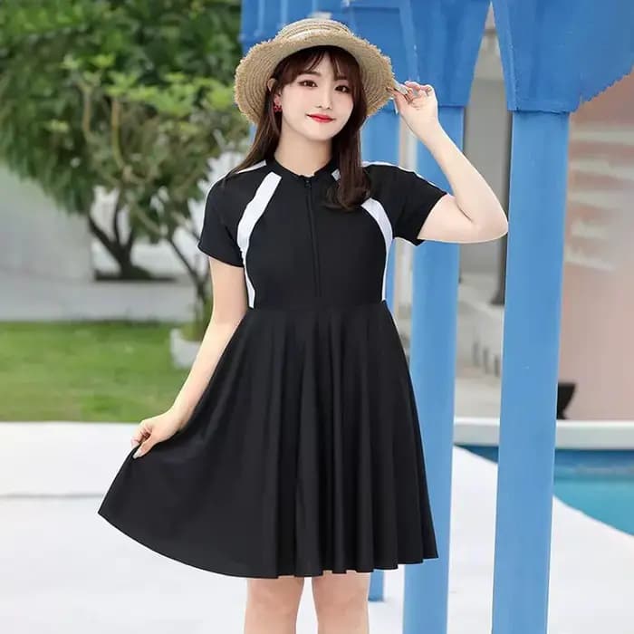 Maillot de bain une pièce pour femme 2026, coupe ample, couleur unie, dentelle, effet amincissant et cache-ventre, pour sources chaudes
