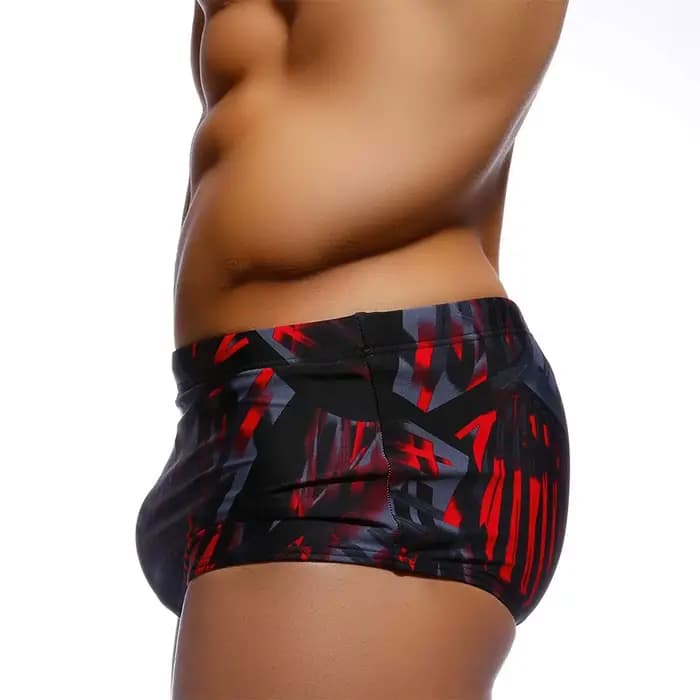 UXH marque hommes maillots de bain court avec push-up noir troncs Boxer hi-q Sexy hommes respirant m