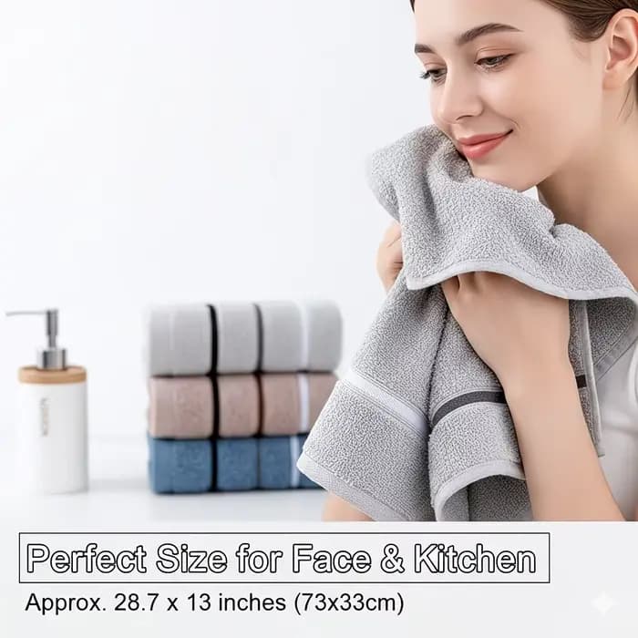 1 paquet de serviettes douces et absorbantes de qualité supérieure - Convient pour un usage domestique