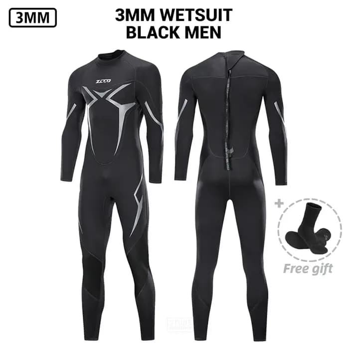 3MM Néoprène Combinaison de plongée Homme Surf