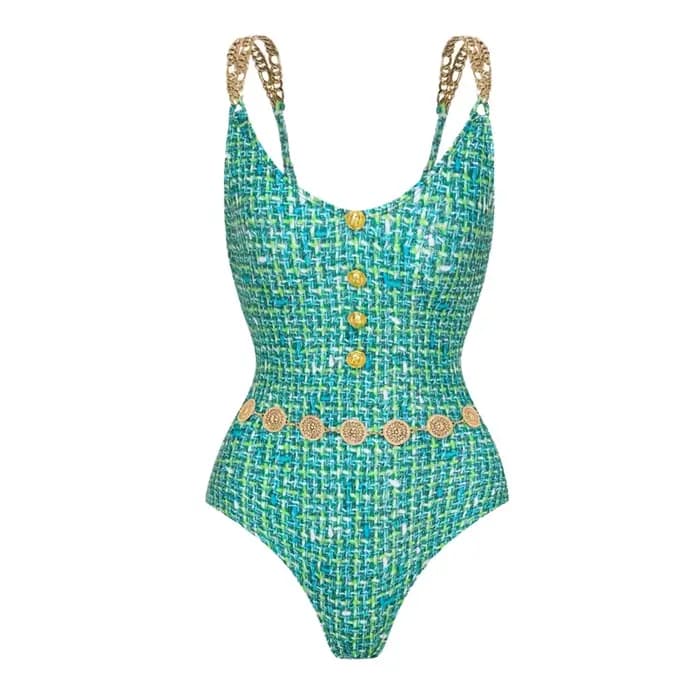 2Pc rétro imprimé maillot de bain 2026 Sexy Bikini femmes maillots