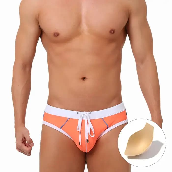 Maillot de bain pour hommes, culotte de plage, Sexy, respirant, culotte hi-q, Boxer, costume de bain, short de plage assorti, sunga