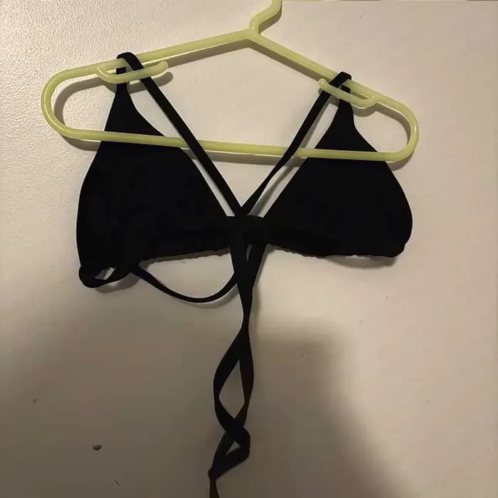 Y2K maillot de bain cravate emo fille épicée rétro années 2000 femme punk nouvelle plage