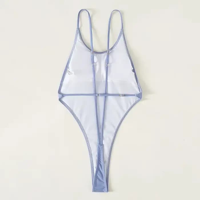 Maillot de bain une pièce Sexy pour femmes, String, dos nu, Bikini, découpé, Monokini, vêtements de