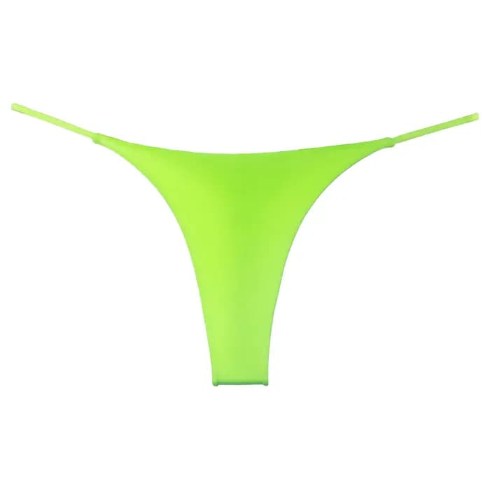 Culotte de bain T-back pour femme, taille basse, style string, bas de bikini, pour la plage, le soleil, la piscine, l'été, la natation, vêtements de plage