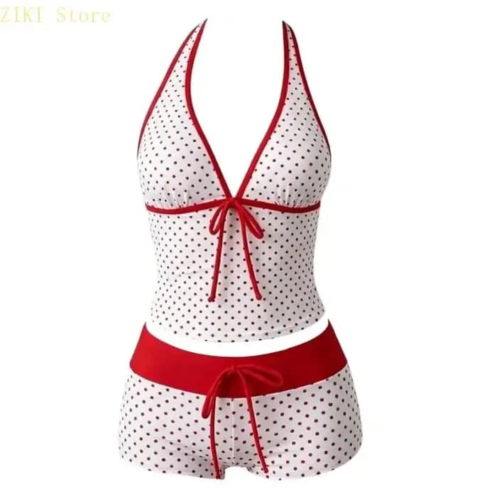 H4GF Ensemble 2 pièces pour Maillot bain tankini avec short Vintage