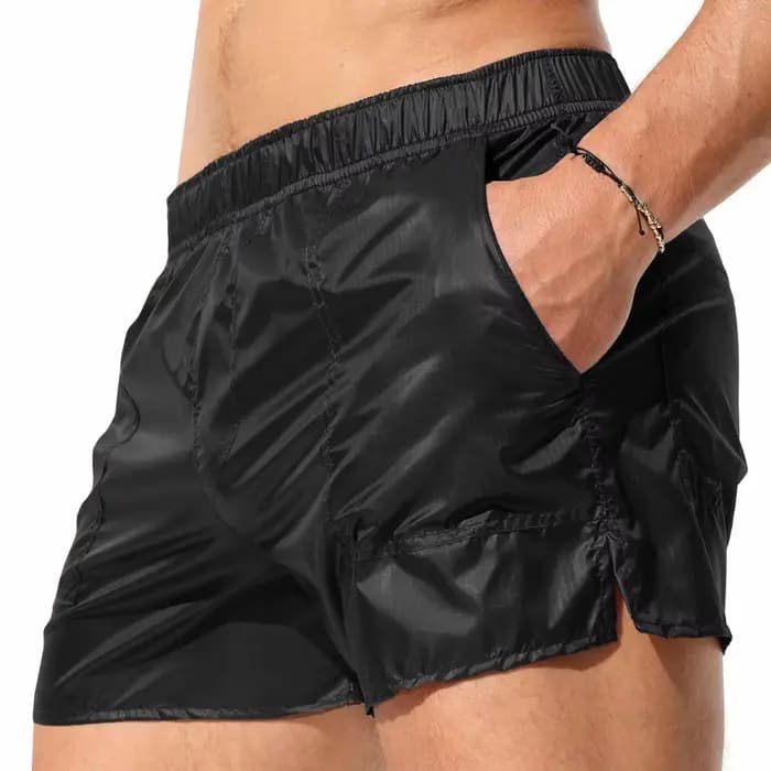 Nouveau maillot de bain pour hommes short de plage Sexy Transparent maillot de bain respirant Sunga