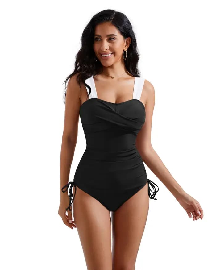 Maillot de bain une pièce sexy d'été grande taille push-up pour femme